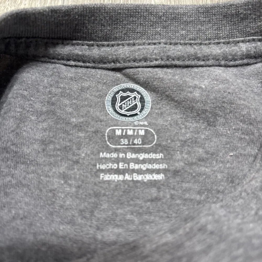 Buffalo Sabres Hockey T-Shirt Gray Mens Medium NHL Tee